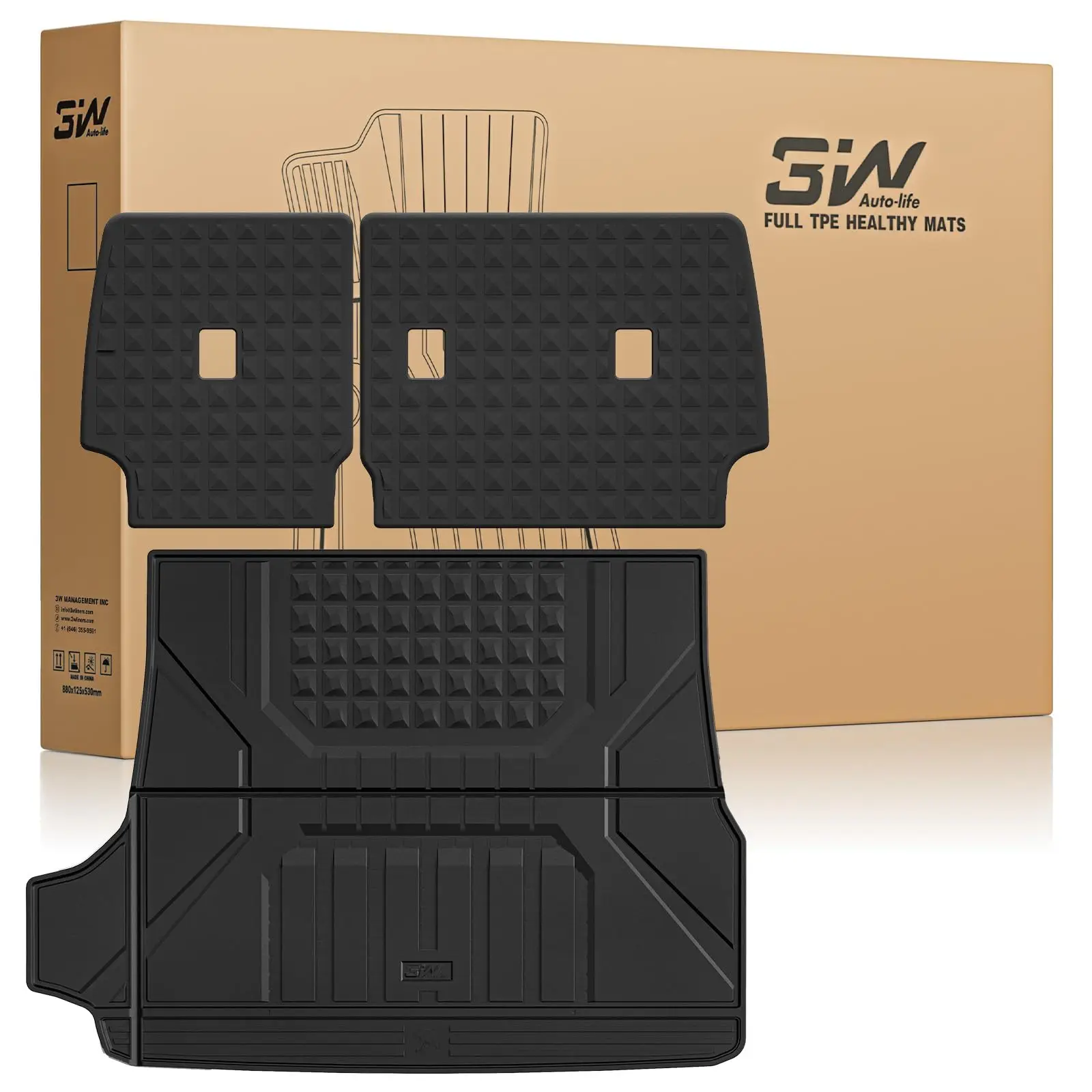 Custom Fit TPE Floor Mats For Toyota Tundra 2014-2021 CrewMax Cab All Weather Waterproof Black
Custom Fit TPE Floor Mats For Toyota Tundra 2014-2021 CrewMax Cab All Weather Waterproof Black