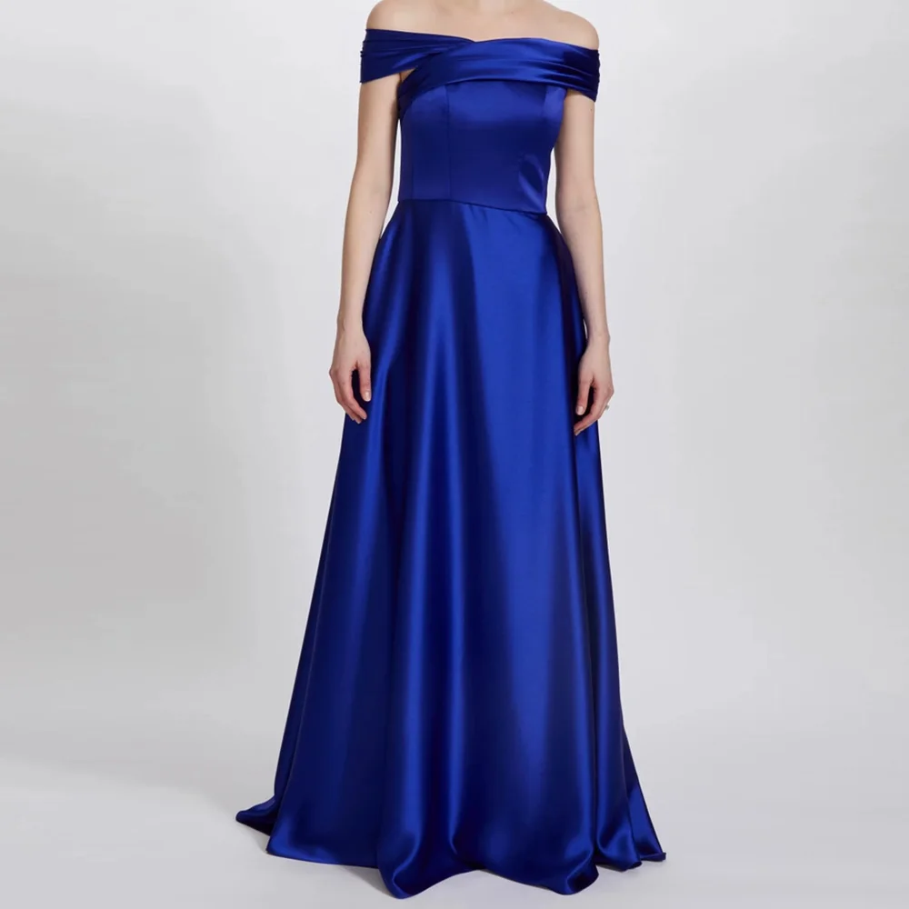 Customized High Quality Boat Neck Floor Length платье вечернее A-Line Satin Off The Shoulder Zipper Back Vestidos De F
Customized High Quality Boat Neck Floor Length платье вечернее A-Line Satin Off The Shoulder Zipper Back Vestidos De F
