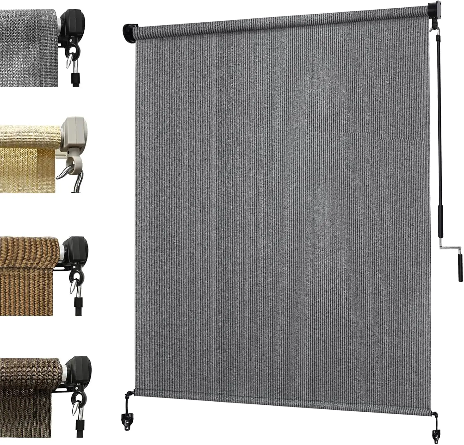 10' x 8' Outdoor Roller Shade - Cordless Exterior Sun Shade for Patio, Pergola, Front Porch, Gazebo - Easy Installation
10' x 8' Outdoor Roller Shade - Cordless Exterior Sun Shade for Patio, Pergola, Front Porch, Gazebo - Easy Installation