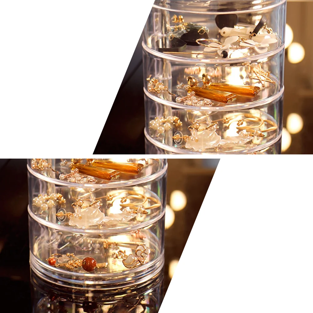 1 pc Transparent Plastic Storage Box Household Makeup Organizer Desktop Container 4 Layers Multi-Functional Jewelry
1 pc Transparent Plastic Storage Box Household Makeup Organizer Desktop Container 4 Layers Multi-Functional Jewelry