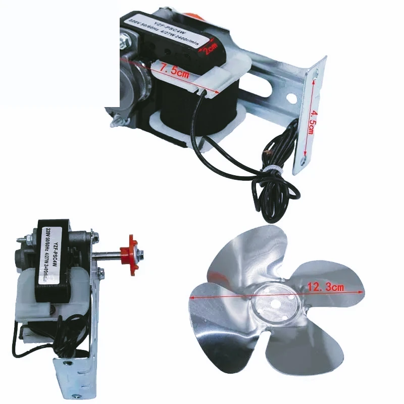 Refrigerator Fridge Parts Freezer Motor Fan YZF-PSC4W PSC4W Cooling Fan Motor With Fan Blade
Refrigerator Fridge Parts Freezer Motor Fan YZF-PSC4W PSC4W Cooling Fan Motor With Fan Blade