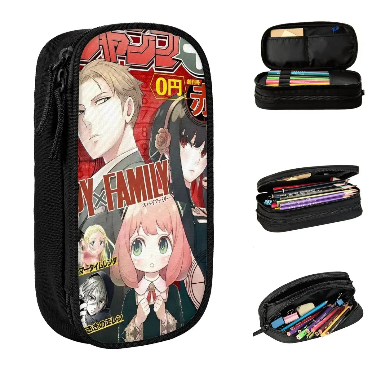 Cute Anya Anime Pencil Cases Pencilcases Pen for Student Large Storage Bags Students School Gifts Accessories
Cute Anya Anime Pencil Cases Pencilcases Pen for Student Large Storage Bags Students School Gifts Accessories