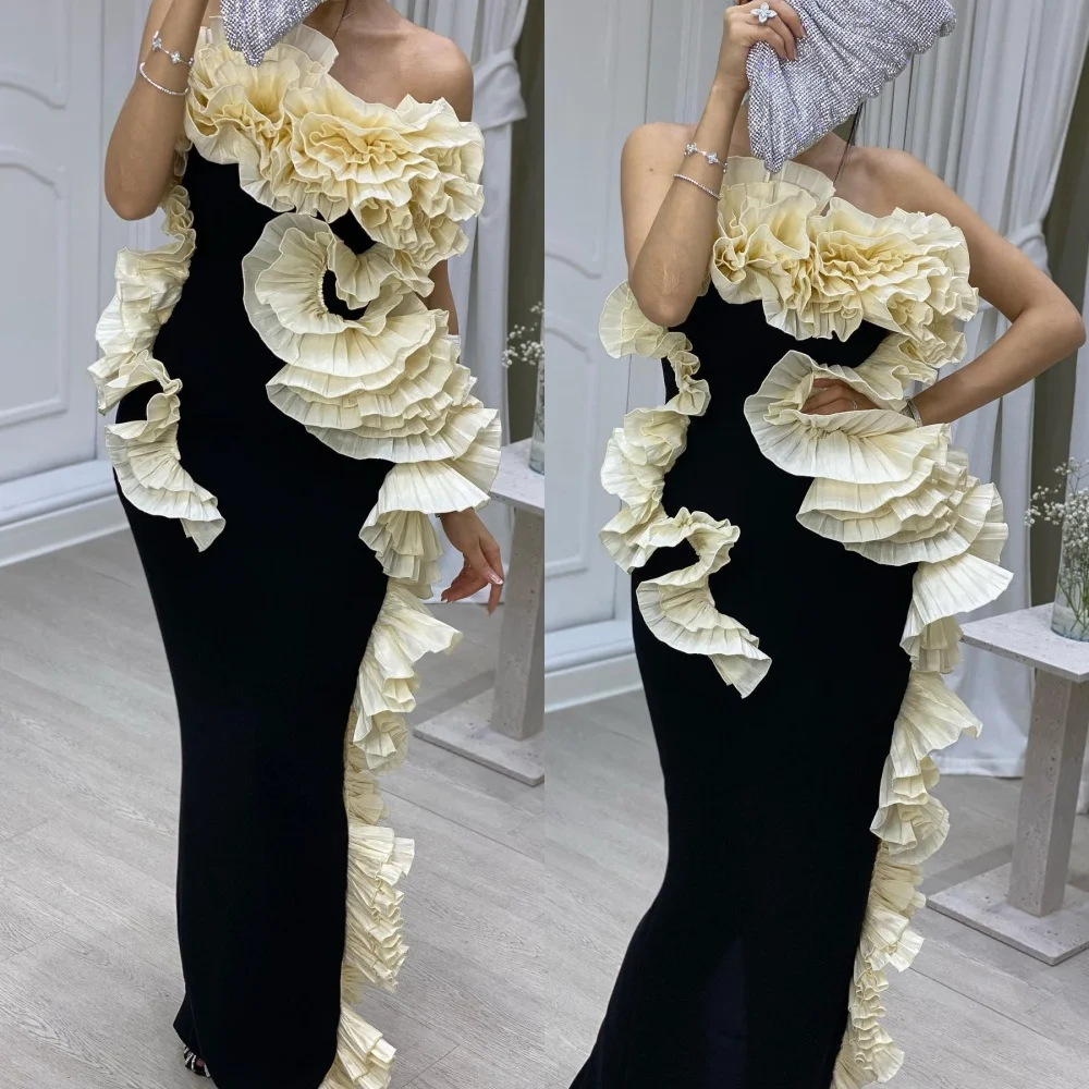Elegant Strapless Mermaid Floor Length Quinceanera Dresses Layered Contoured Satin Formal Occasion Gown vestidos de ocasião form
Elegant Strapless Mermaid Floor Length Quinceanera Dresses Layered Contoured Satin Formal Occasion Gown vestidos de ocasião form