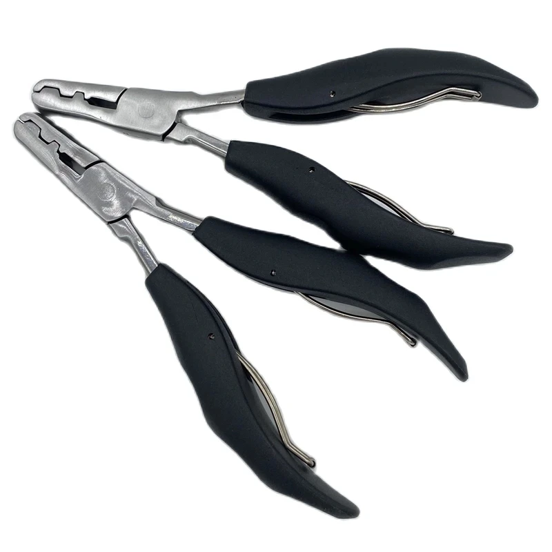 1Pc Black Flat Shape Plier with Small Grooves Pre-Bonded Hair Extension Clamp
1Pc Black Flat Shape Plier with Small Grooves Pre-Bonded Hair Extension Clamp