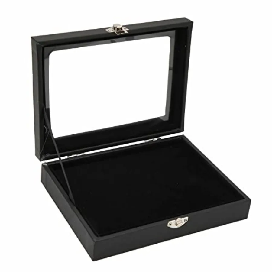 Pin Display Case Shadow Box with Lockable Glass Door, Velvet Backing Pin Collection Frame for Enamel Pins Military Medals Jewel
Pin Display Case Shadow Box with Lockable Glass Door, Velvet Backing Pin Collection Frame for Enamel Pins Military Medals Jewel