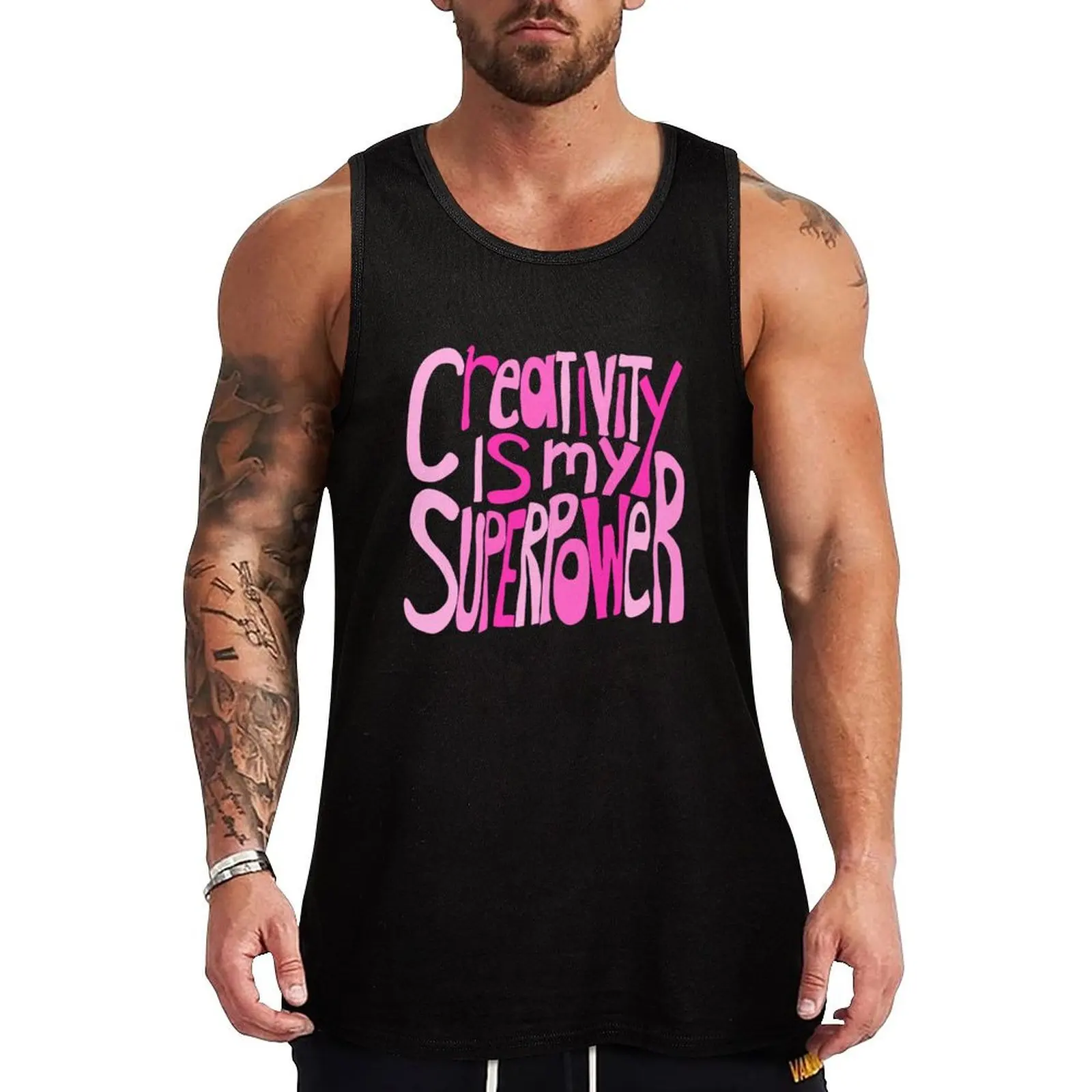Creativity is my Superpower Pink Hand Lettering Tank Top quick-drying t-shirt men gym
Creativity is my Superpower Pink Hand Lettering Tank Top quick-drying t-shirt men gym