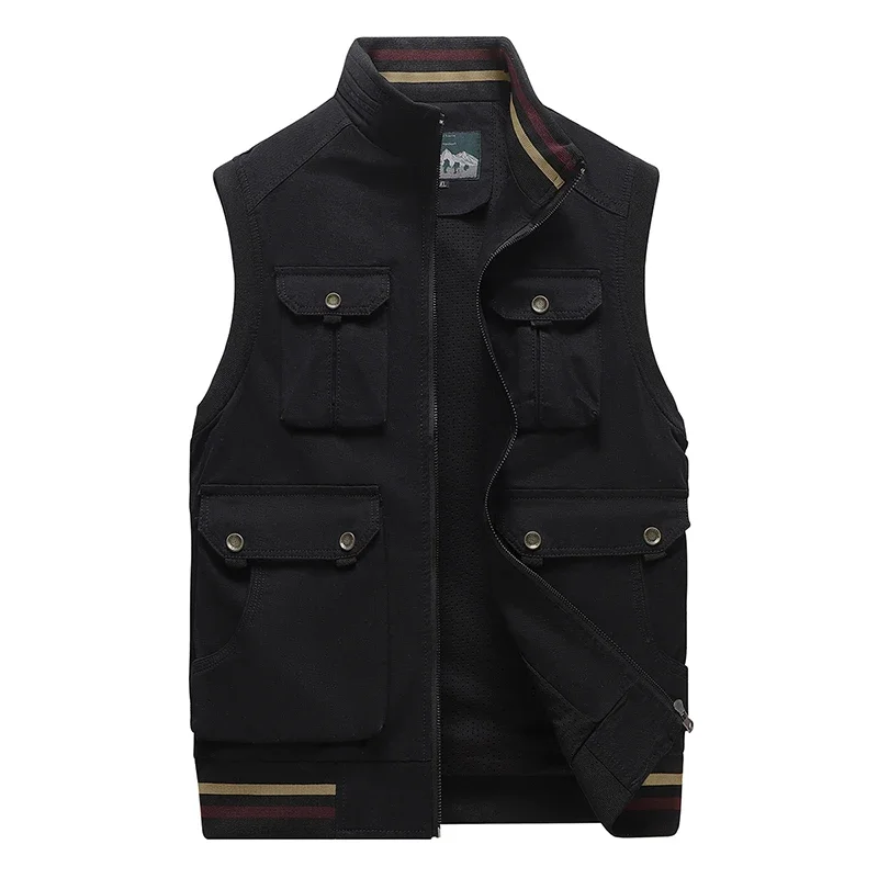 Outdoor Work thin Sleeveless Pocket Windproof Waistcoat mens Men Vests Autumn Spring cargo vests men Casual New Large Size Vest
Outdoor Work thin Sleeveless Pocket Windproof Waistcoat mens Men Vests Autumn Spring cargo vests men Casual New Large Size Vest