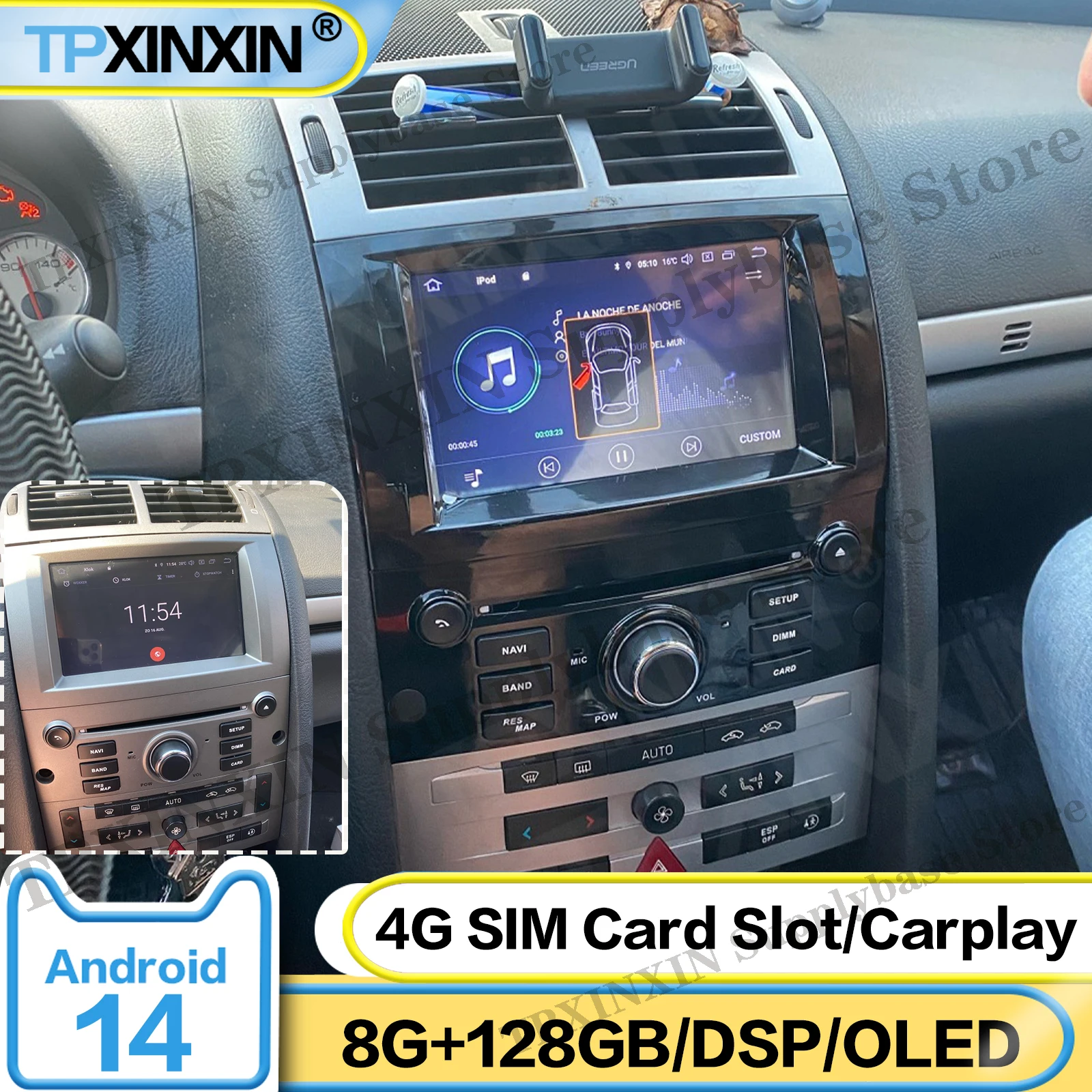 Автомобильный радиоприемник стереоприемник Android для Peugeot 407 2004 2005 2006 2007 2008 2009 2010 GPS-навигация Мультимедийный плеер Головное устройство
Автомобильный радиоприемник стереоприемник Android для Peugeot 407 2004 2005 2006 2007 2008 2009 2010 GPS-навигация Мультимедийный плеер Головное устройство