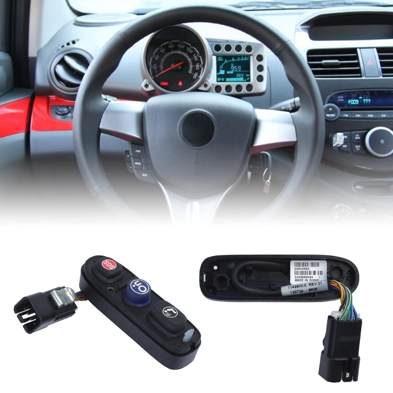 Steering Wheel Cruise Control Button Easy Installation Steering Wheel Cruise Control Switches 22845966 Replacement D7YA
Steering Wheel Cruise Control Button Easy Installation Steering Wheel Cruise Control Switches 22845966 Replacement D7YA