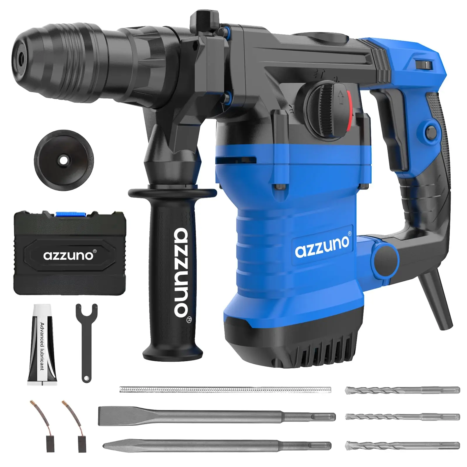 AZZUNO 1500W Hammer Drill Rotary Hammer Professional Grade Powerful Electric Hammer Drill Multifunctional Adjustment Modes
AZZUNO 1500W Hammer Drill Rotary Hammer Professional Grade Powerful Electric Hammer Drill Multifunctional Adjustment Modes