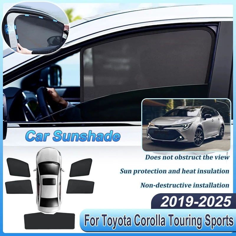 Sun Visors For Toyota Corolla Touring Sport Accessories 2025 E210 2019-2025 Curtain Mesh Heat Insulation Blackout Mesh Auto Part
Sun Visors For Toyota Corolla Touring Sport Accessories 2025 E210 2019-2025 Curtain Mesh Heat Insulation Blackout Mesh Auto Part