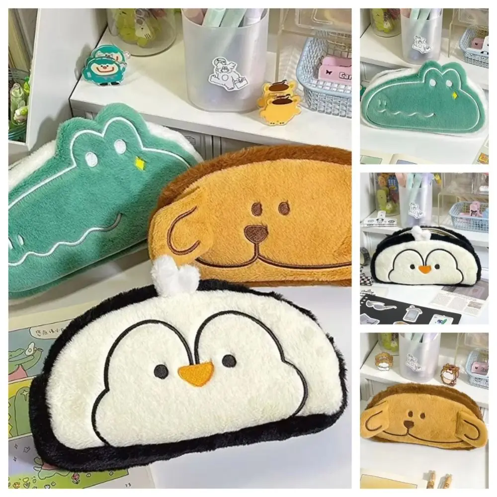 Plush Bag Animals Plush Pencil Case Large Capacity Girl Heart Penguin Pencil Pouch Dirt-proof Portable Cartoon Plush Pen Bag
Plush Bag Animals Plush Pencil Case Large Capacity Girl Heart Penguin Pencil Pouch Dirt-proof Portable Cartoon Plush Pen Bag