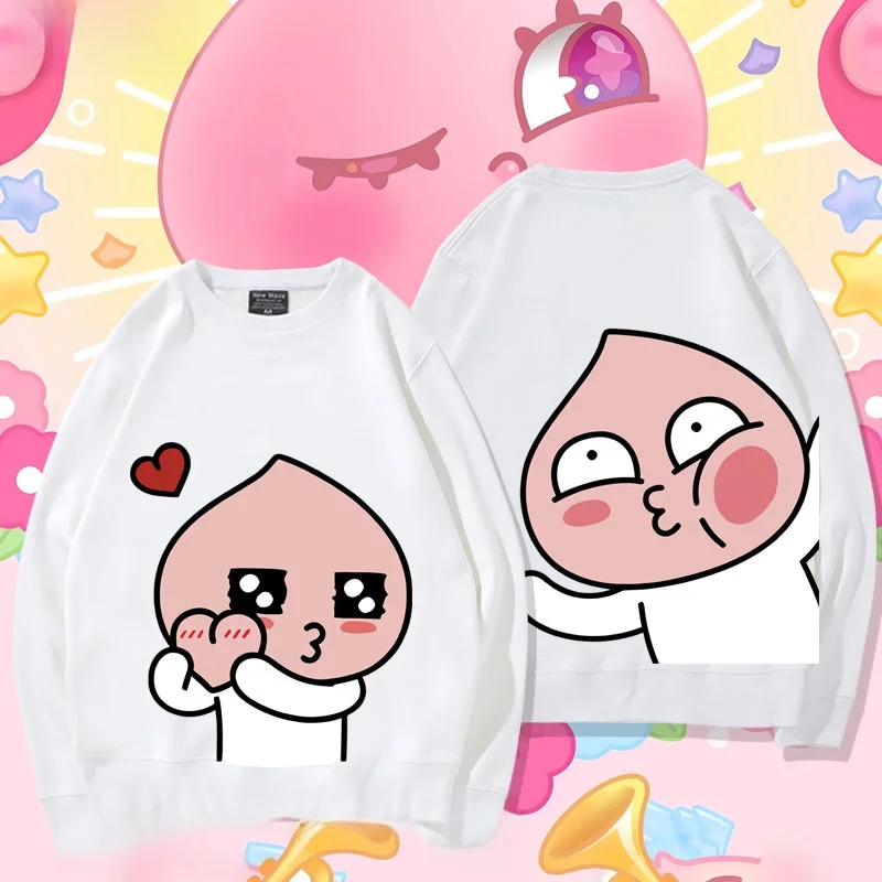 aoFriend Apeach Plu Lined Hoodie Cartoon Cute Peach Design Men's Sweatirt Casual Comfortable Autumn Winter Top
aoFriend Apeach Plu Lined Hoodie Cartoon Cute Peach Design Men's Sweatirt Casual Comfortable Autumn Winter Top