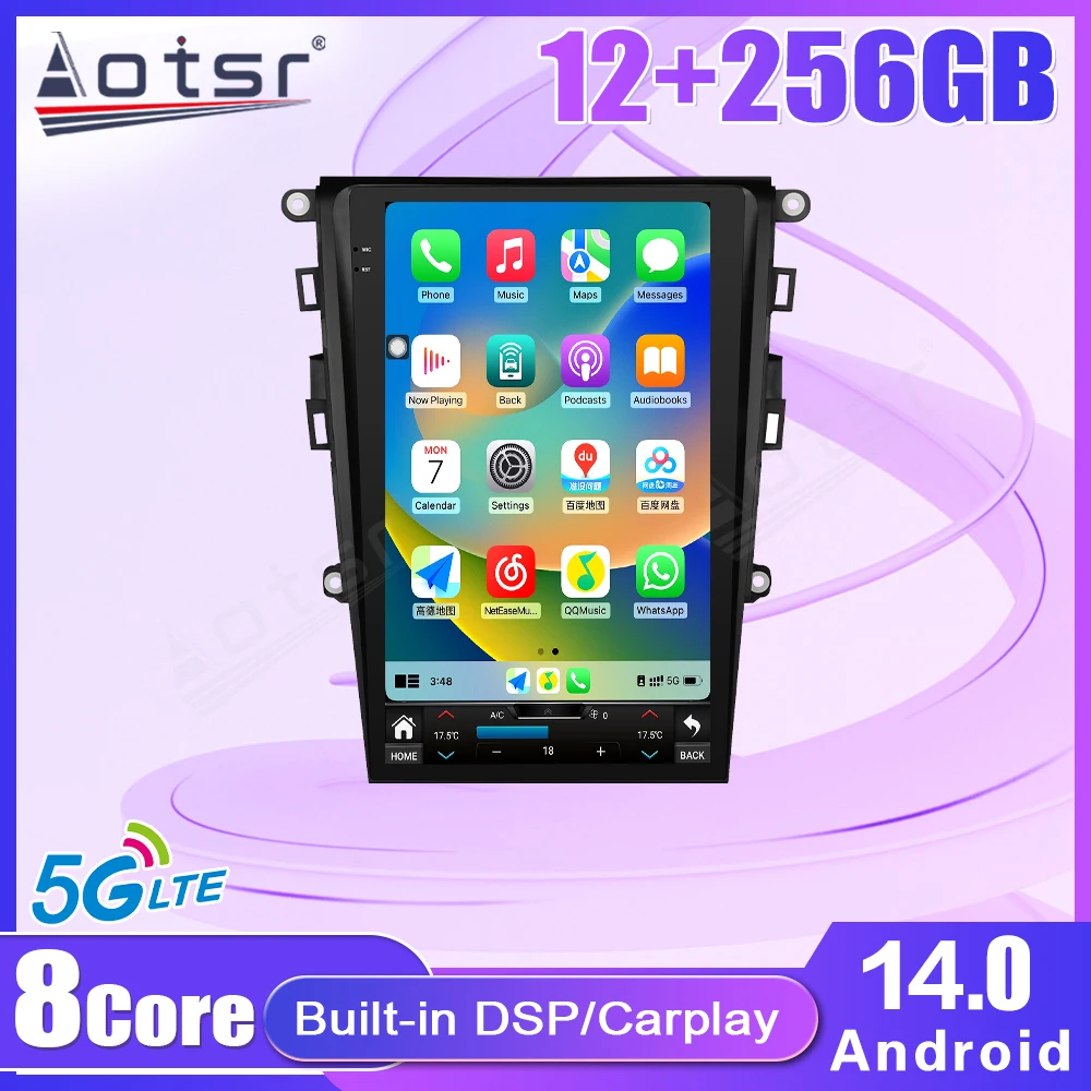 13.6 Inch Auto Touch Screen For Ford Mondeo 2013-2020 Car Stereo Radio Carplay Multimedia Player GPS Navigation
13.6 Inch Auto Touch Screen For Ford Mondeo 2013-2020 Car Stereo Radio Carplay Multimedia Player GPS Navigation