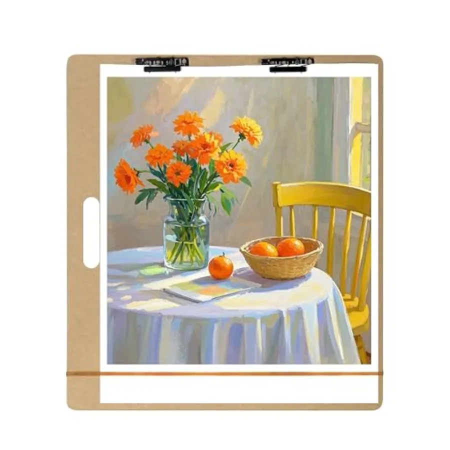 Portable 23 x 26 Sketch Board with Handle for Drafting Art Ideal for Classroom Studio or On-the-Go Use Fits Perfectly in Artist
Portable 23 x 26 Sketch Board with Handle for Drafting Art Ideal for Classroom Studio or On-the-Go Use Fits Perfectly in Artist
