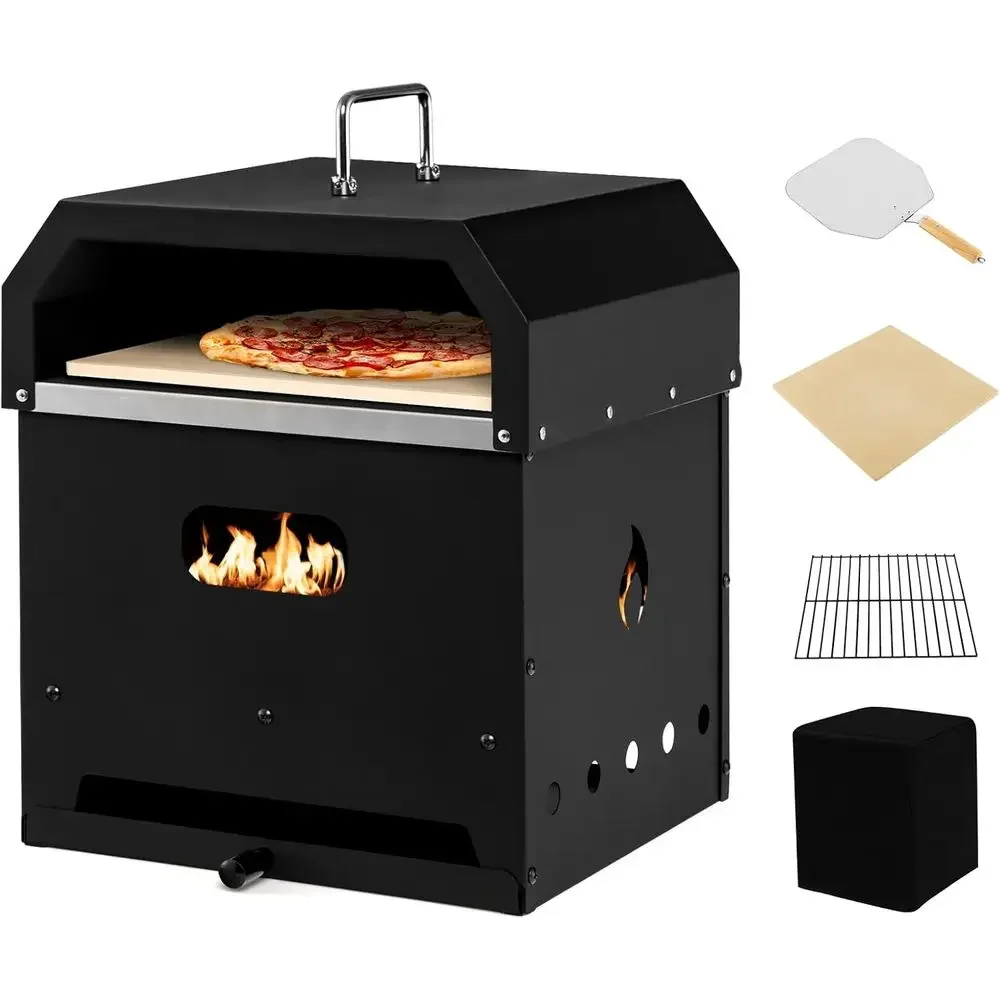 Multi-Functional Outdoor Pizza Oven with Detachable Grill, Stone, Peel, and Waterproof Cover for Backyard BBQ
Multi-Functional Outdoor Pizza Oven with Detachable Grill, Stone, Peel, and Waterproof Cover for Backyard BBQ