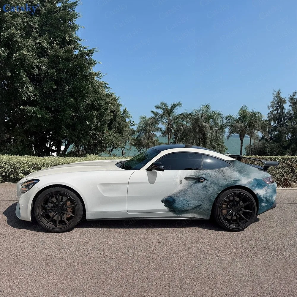 2pcs Ink Wash Misty White Wolf Car Side Wraps, Self-Adhesive PVC Waterproof & Scratch-Resistant Stickers, Car Accessory Gift
2pcs Ink Wash Misty White Wolf Car Side Wraps, Self-Adhesive PVC Waterproof & Scratch-Resistant Stickers, Car Accessory Gift