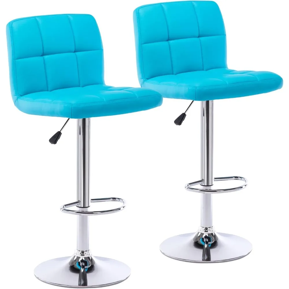 PU Leather Square Bar Stools, Modern Adjustable Swivel Barstools with Back, Armless Airlift Counter Height Chairs for Kitchen
PU Leather Square Bar Stools, Modern Adjustable Swivel Barstools with Back, Armless Airlift Counter Height Chairs for Kitchen