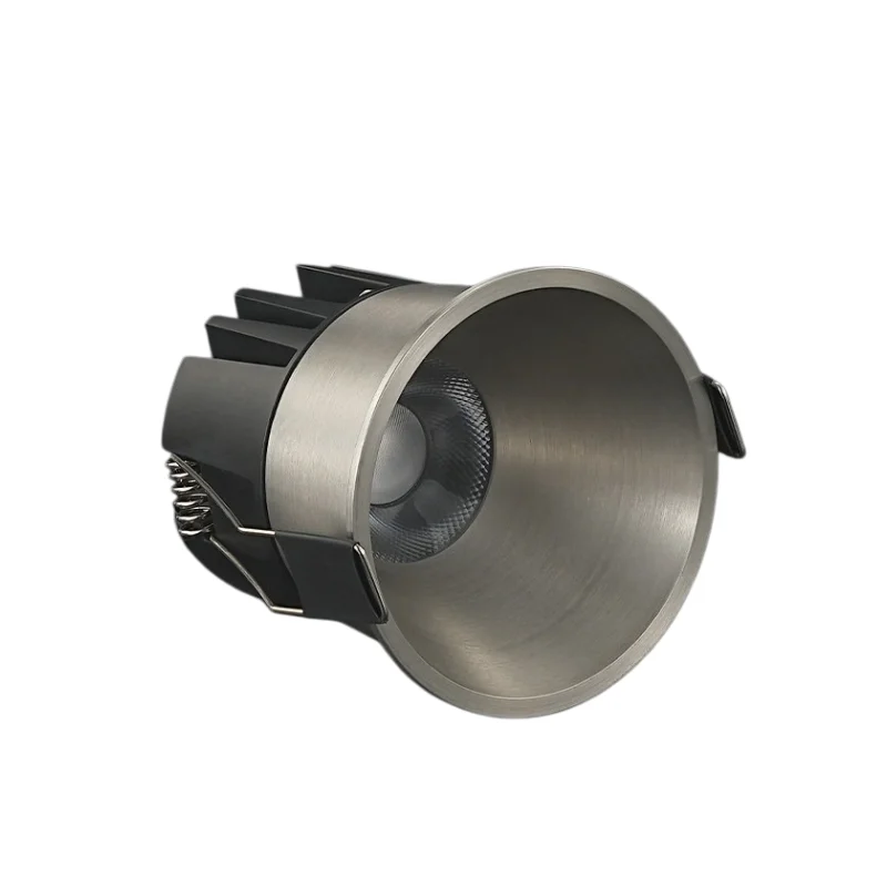 Bauhaus Style Anti-Glare LED Downlight Brushed Silver Recessed Ceiling Lamp 7W-18W Optional Dimmable Spot Light 110-240V CRI92
Bauhaus Style Anti-Glare LED Downlight Brushed Silver Recessed Ceiling Lamp 7W-18W Optional Dimmable Spot Light 110-240V CRI92