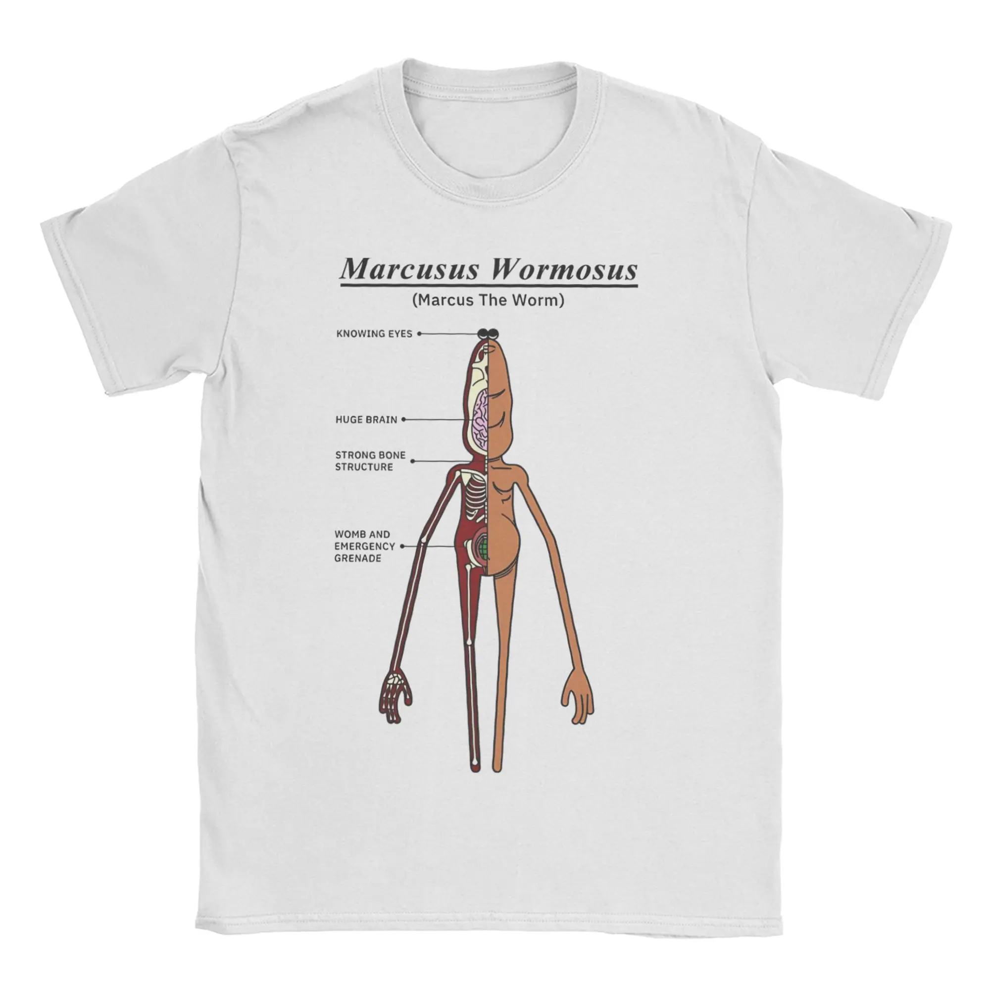 Men Women's T-Shirt Marcus The Worm Anatomy Casual 100% Cotton Tee Shirt Short Sleeve T Shirts Round Neck Clothes Printed
Men Women's T-Shirt Marcus The Worm Anatomy Casual 100% Cotton Tee Shirt Short Sleeve T Shirts Round Neck Clothes Printed