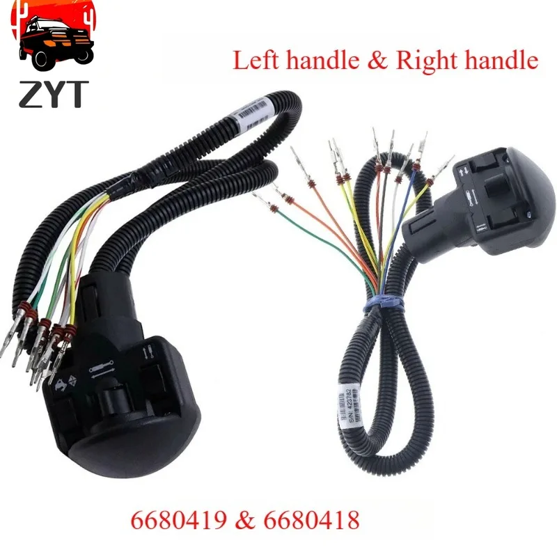 Правая левая вспомогательная ручка с четырьмя переключателями 6680419 6680418 для Bobcat 751 753 763 773 S130 S150 S160 S175 T140 T180 T190 T200 T250 
Правая левая вспомогательная ручка с четырьмя переключателями 6680419 6680418 для Bobcat 751 753 763 773 S130 S150 S160 S175 T140 T180 T190 T200 T250