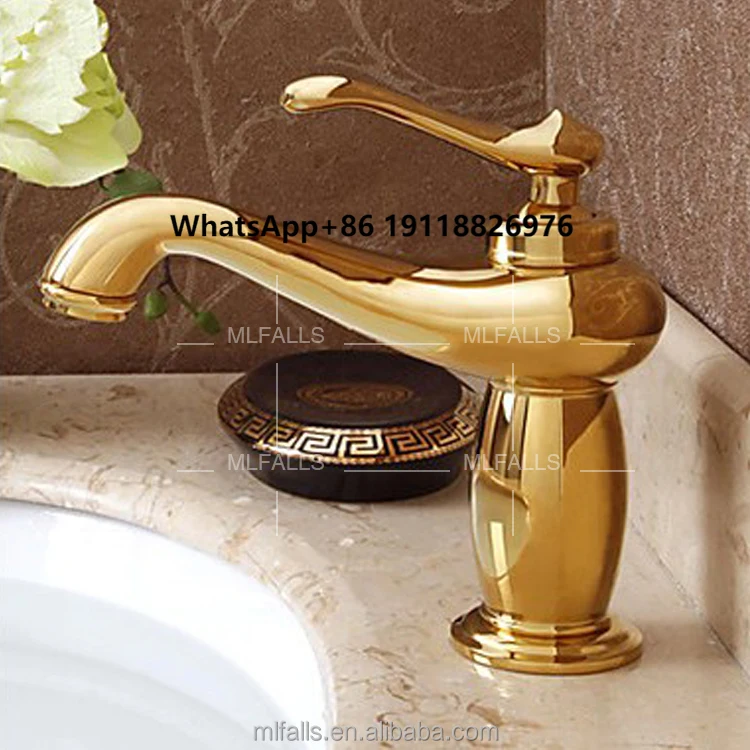 Luxury Bathroom Royal Basin Golden Faucet Tap Bathroom Brass Basin Faucet
Luxury Bathroom Royal Basin Golden Faucet Tap Bathroom Brass Basin Faucet