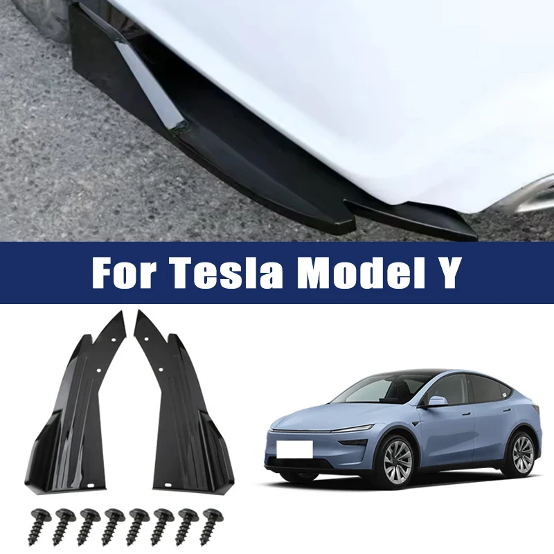 2pcs Car Rear Bumper Spoiler Lip Carbon Fiber Wing Trim Anti-crash Diffuser Side Skirt Wrap Angle Splitter For Tesla Model Y
2pcs Car Rear Bumper Spoiler Lip Carbon Fiber Wing Trim Anti-crash Diffuser Side Skirt Wrap Angle Splitter For Tesla Model Y