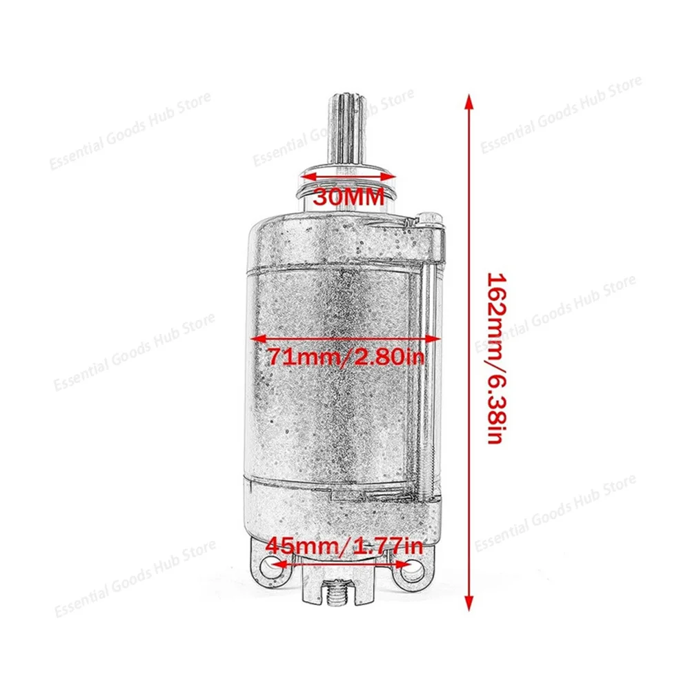 The Starting Motors 31200-MGZ-J81 and 31200-MGZ-J01 Are Suitable for HONDA CB500 and CBR500
The Starting Motors 31200-MGZ-J81 and 31200-MGZ-J01 Are Suitable for HONDA CB500 and CBR500
