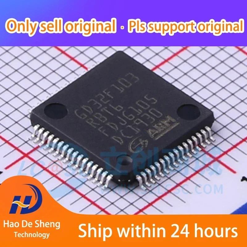 10 шт./лот GD32F103RBT6 GD32F103 LQFP-64 новый оригинальный в наличии, поставки электронных компонентов
10 шт./лот GD32F103RBT6 GD32F103 LQFP-64 новый оригинальный в наличии, поставки электронных компонентов