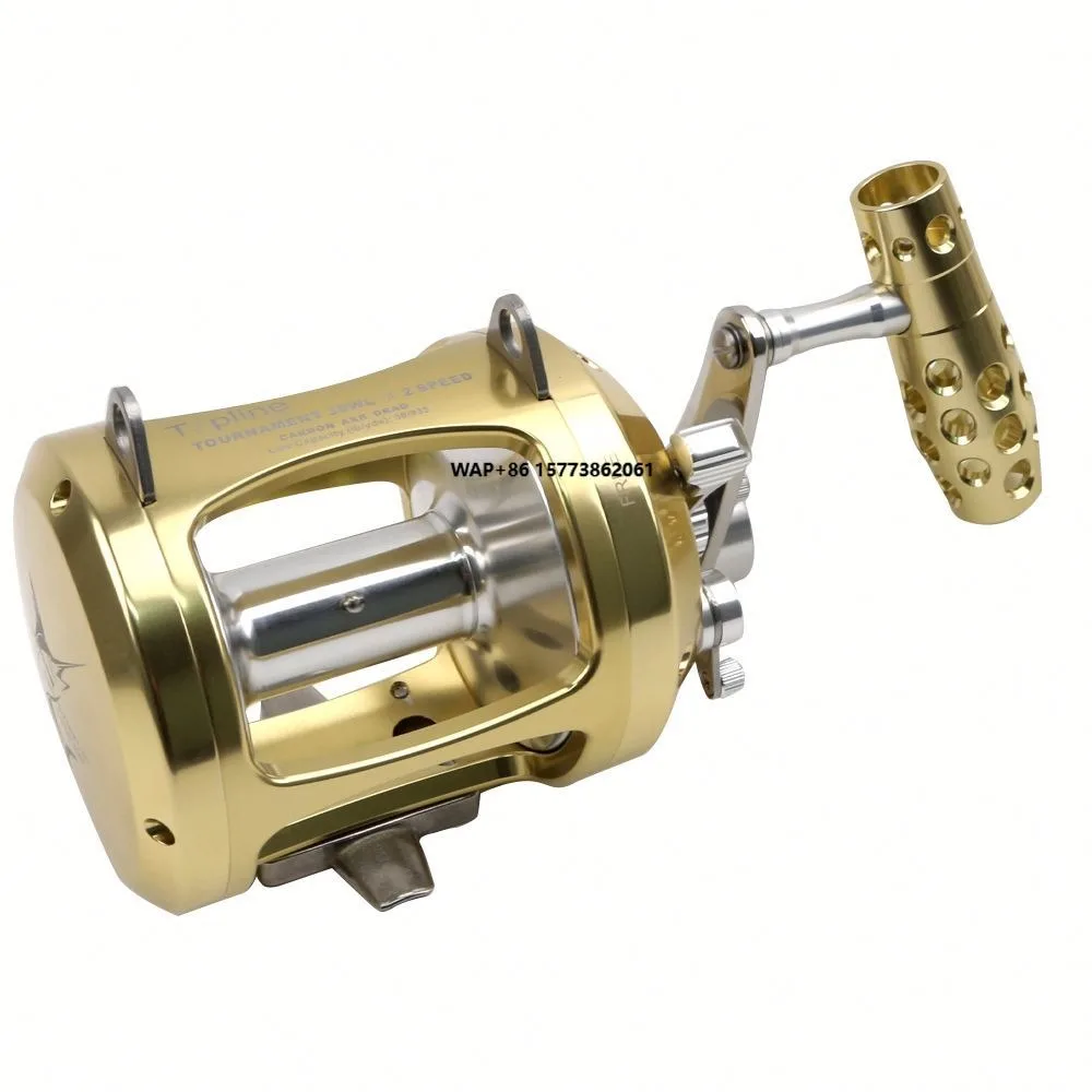 Fishing Reels Gold Marine Ocean Tuna Shark Offshore 2 Speed 50W Big Game Trolling Fishing Reel Saltwater
Fishing Reels Gold Marine Ocean Tuna Shark Offshore 2 Speed 50W Big Game Trolling Fishing Reel Saltwater