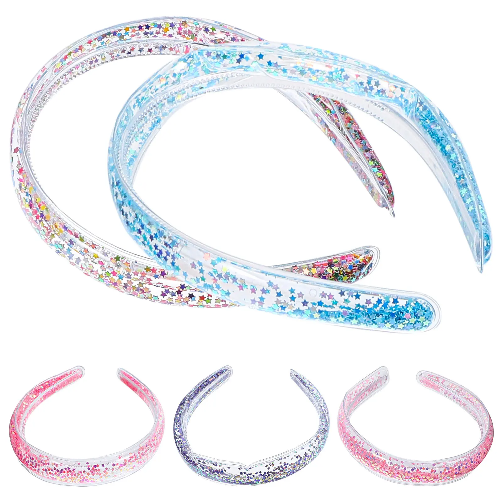 5Pcs Sequins Headbands Quicksand Hairbands for Women Stylish Embellished Fashionable Hair Accessories Padded Headbands for Daily
5Pcs Sequins Headbands Quicksand Hairbands for Women Stylish Embellished Fashionable Hair Accessories Padded Headbands for Daily