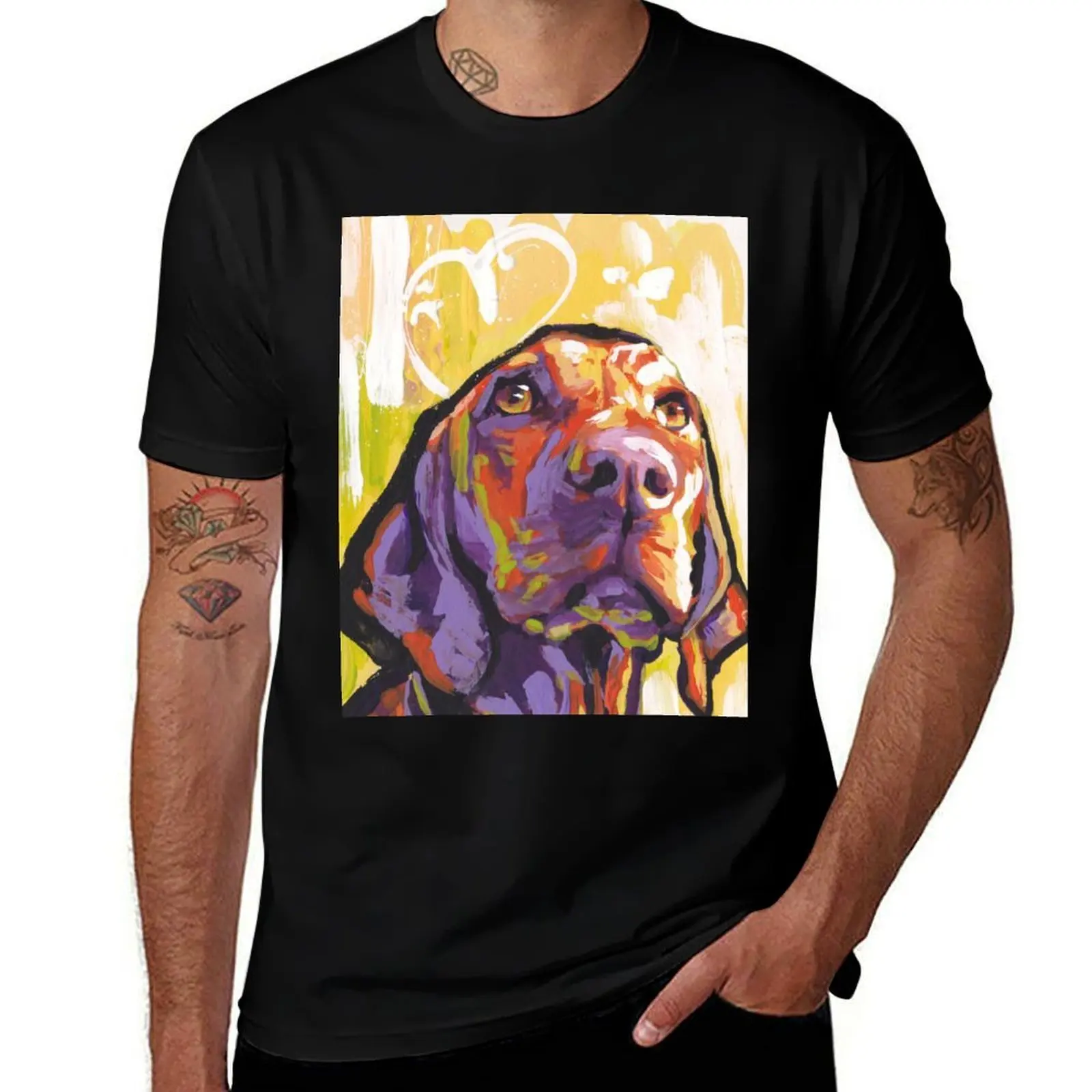 Vizsla Dog Bright colorful pop dog art T-Shirt Plus Size Comfort Fit Tee
Vizsla Dog Bright colorful pop dog art T-Shirt Plus Size Comfort Fit Tee
