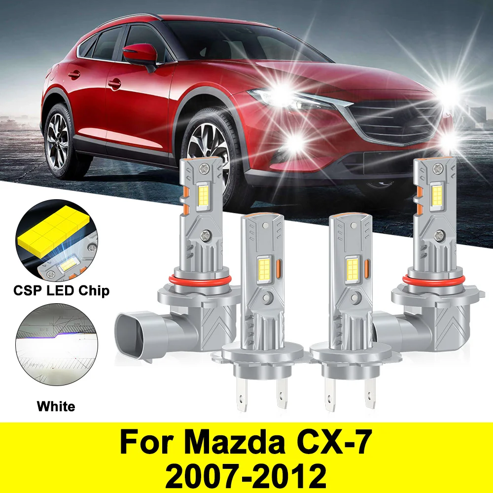 30000LM Canbus No Error Автомобильная светодиодная фара 6000K CSP Chips High Low Beam Super Bright 12V Для Mazda CX-7 2007-2012 Plug and Play
30000LM Canbus No Error Автомобильная светодиодная фара 6000K CSP Chips High Low Beam Super Bright 12V Для Mazda CX-7 2007-2012 Plug and Play