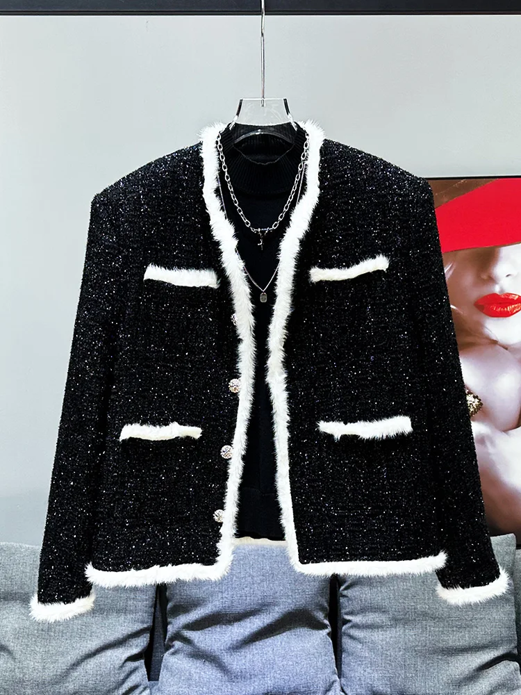 Премиум-класс: Повседневный вязаный твидовый жакет с бахромой, осенне-зимний модный топ, молодежный, свободный крой, длинный рукав
Премиум-класс: Повседневный вязаный твидовый жакет с бахромой, осенне-зимний модный топ, молодежный, свободный крой, длинный рукав