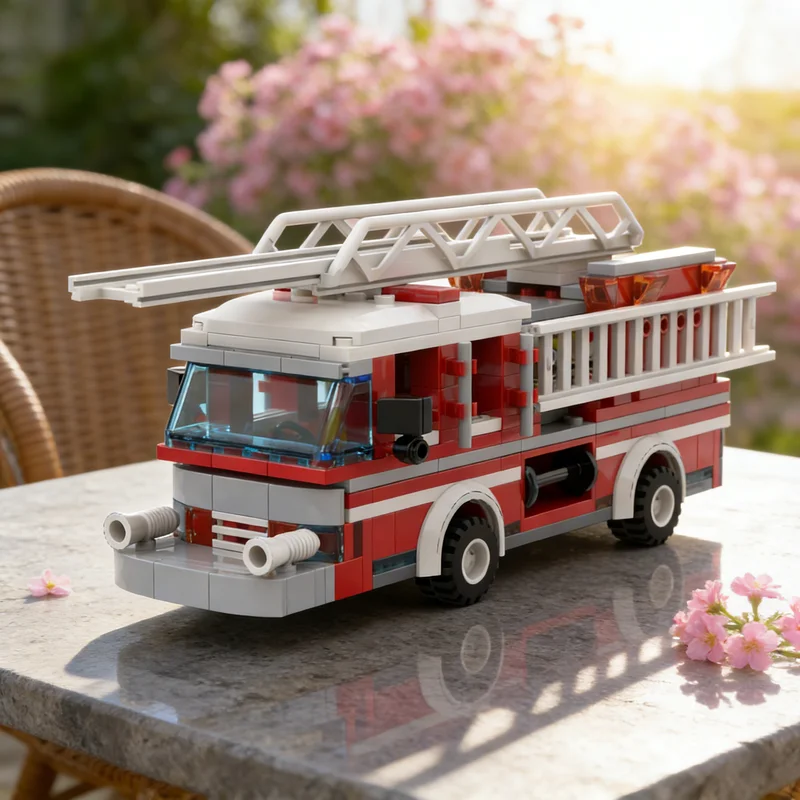 268pcs MOC City Fire Truck Ladder Model Building Blocks Architecture Toy Christmas Gift DIY Creative Education Idea Brick Kids
268pcs MOC City Fire Truck Ladder Model Building Blocks Architecture Toy Christmas Gift DIY Creative Education Idea Brick Kids