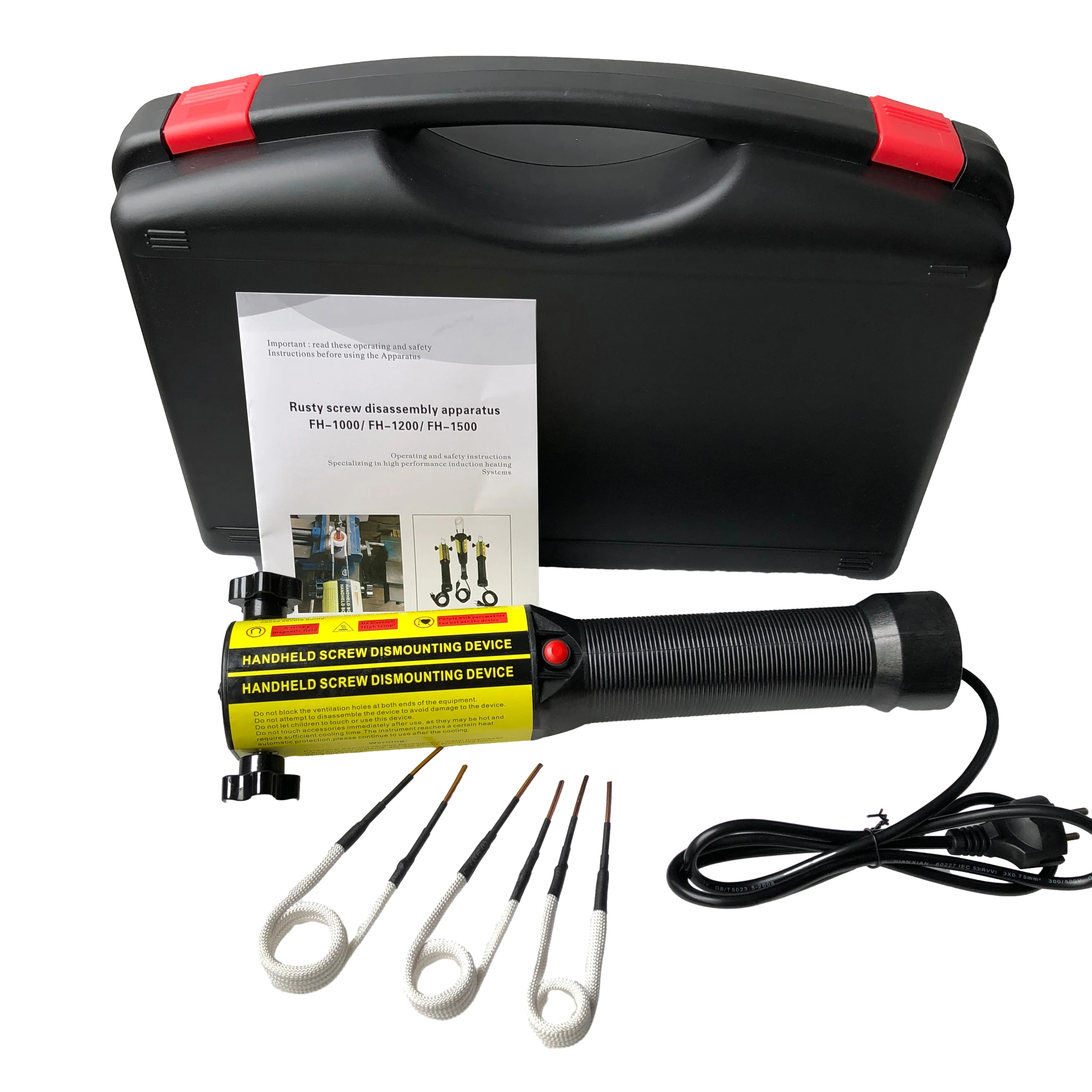 1200W Electromagnetic Induction Heater Bolt Auto Repair Tool Heating Disassembly Screw Tool Magnetic Induction Heater Kit
1200W Electromagnetic Induction Heater Bolt Auto Repair Tool Heating Disassembly Screw Tool Magnetic Induction Heater Kit