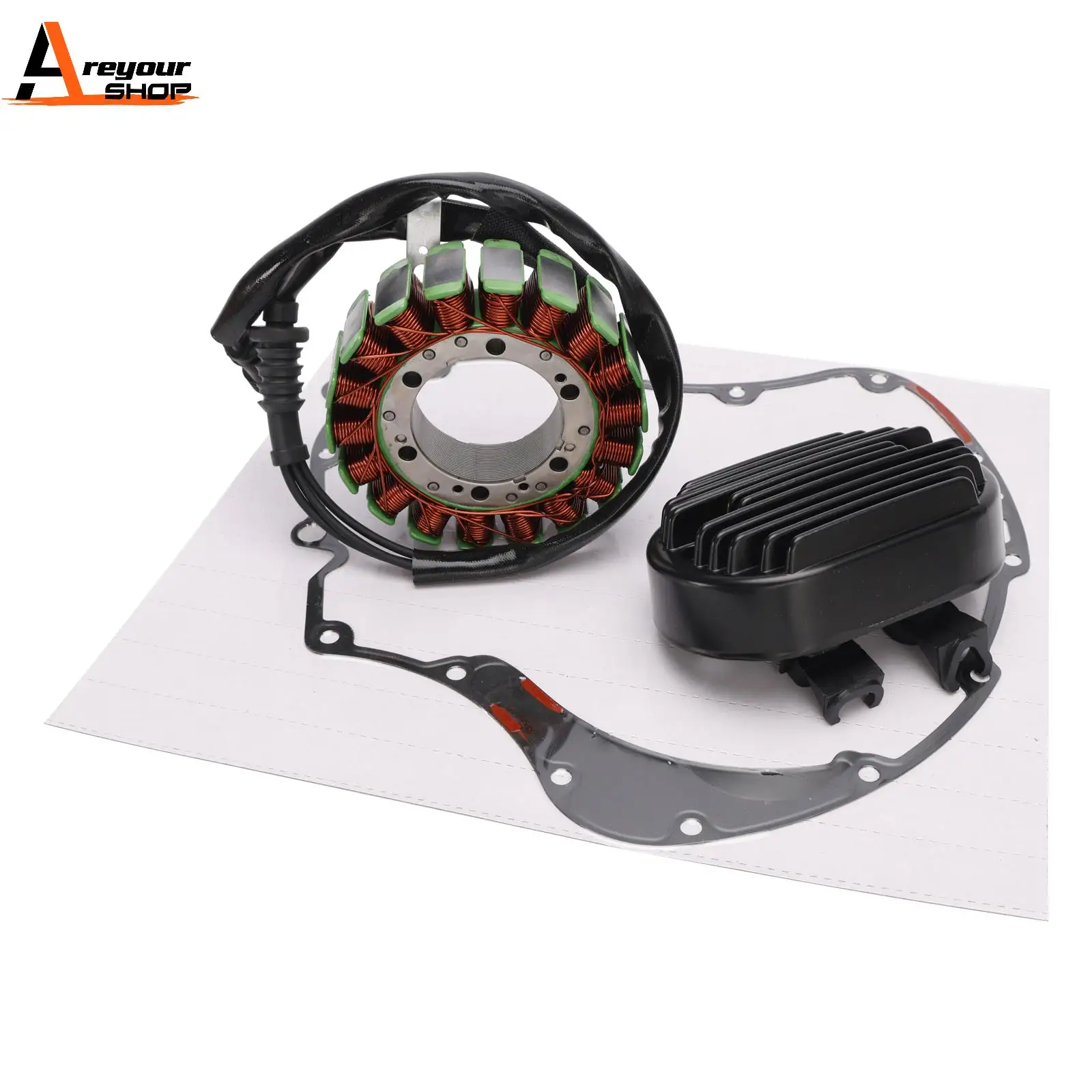 Alternator Stator Regulator w/Gasket for V-Rod 1250 VRSC Muscle Night Rod 08-17
Alternator Stator Regulator w/Gasket for V-Rod 1250 VRSC Muscle Night Rod 08-17