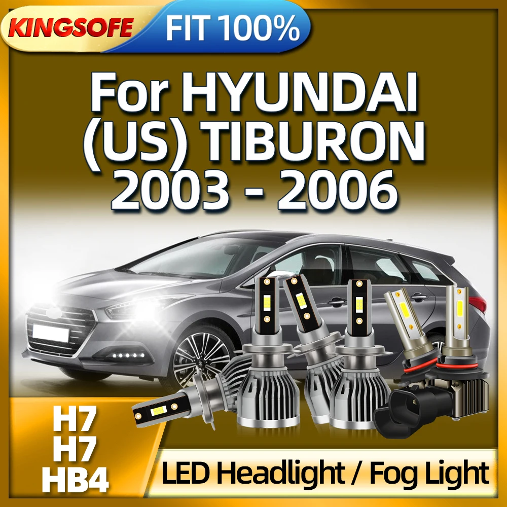 KINGSOFE H7 LED HB4 36000LM Auto Headlight Led Car Light Bulbs For HYUNDAI (US) TIBURON 2003 2004 2005 2006
KINGSOFE H7 LED HB4 36000LM Auto Headlight Led Car Light Bulbs For HYUNDAI (US) TIBURON 2003 2004 2005 2006