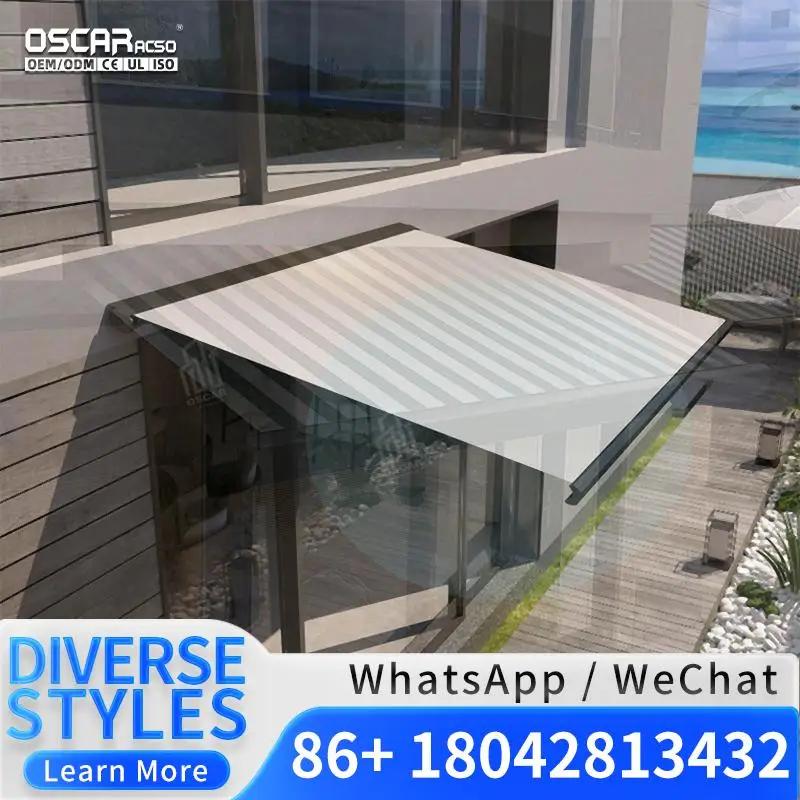 Электрический выдвижной навес-тент в сложенном алюминиевом черном каркасе для наружного пространства с двойными цепными рычагами от European Supplier Ret
Электрический выдвижной навес-тент в сложенном алюминиевом черном каркасе для наружного пространства с двойными цепными рычагами от European Supplier Ret