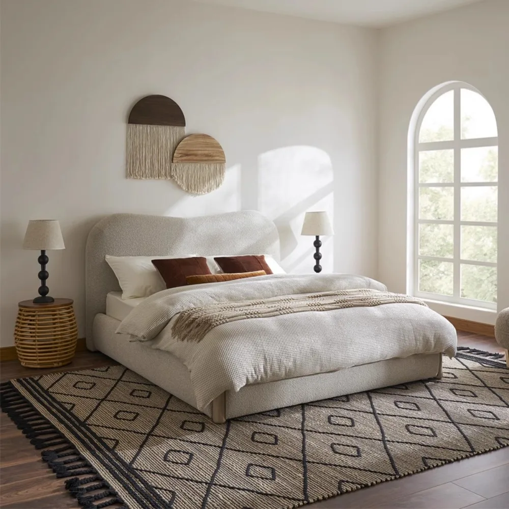 Unique Bedroom Bed Aesthetic Modern Nordic Lounge Luxury Headboards Bed Double Sleeping Muebles Para El Hogar Home Accessories
Unique Bedroom Bed Aesthetic Modern Nordic Lounge Luxury Headboards Bed Double Sleeping Muebles Para El Hogar Home Accessories