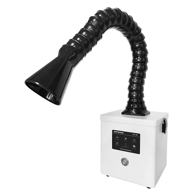 Waterun XS-50 Desktop Solder Fume Extractor Quiet & Portable (110V-220V,US plug) 150m³/h Smoke Absorber for Soldering/Laser/PCB
Waterun XS-50 Desktop Solder Fume Extractor Quiet & Portable (110V-220V,US plug) 150m³/h Smoke Absorber for Soldering/Laser/PCB