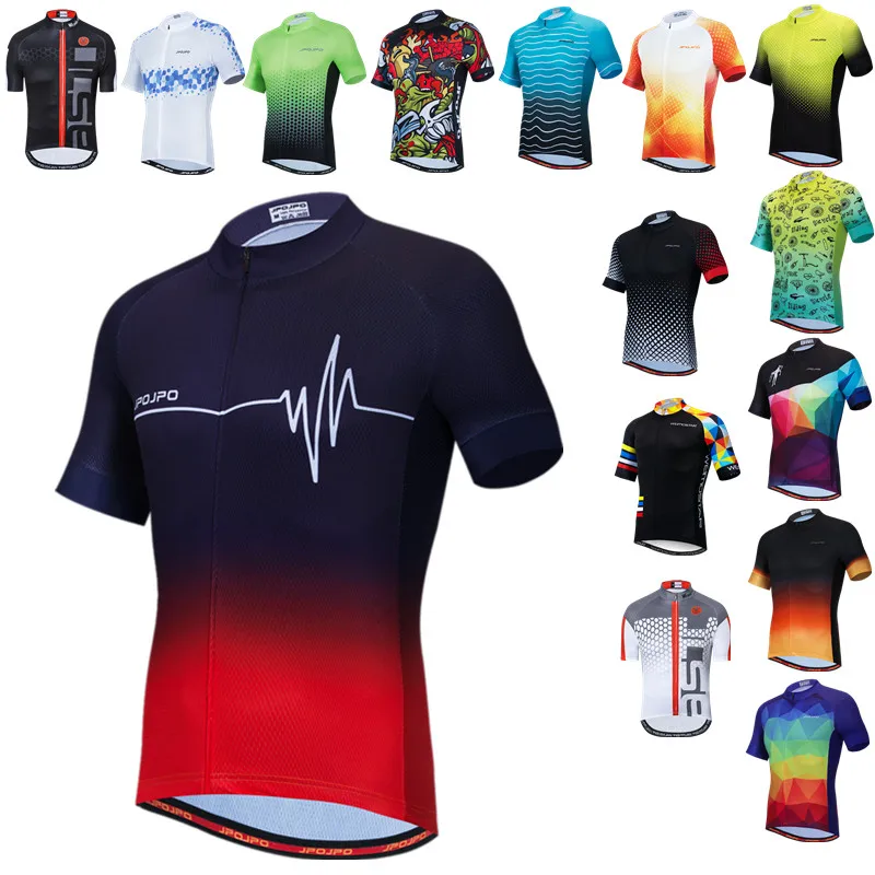 ECG Cycling Jersey Men Summer Mountain Bike Jersey Tops Short Sleeve Road Cycling Shirt MTB Bicycle Clothing Wear Biking Jacket
ECG Cycling Jersey Men Summer Mountain Bike Jersey Tops Short Sleeve Road Cycling Shirt MTB Bicycle Clothing Wear Biking Jacket