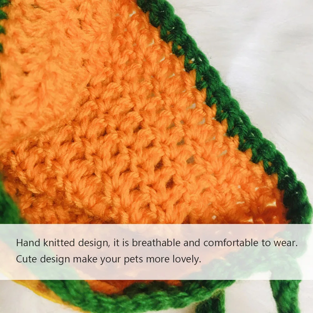 1Pcs Soft Hand Knitted Pumpkin Pet Halloween Hat Comfortable Breathable Cat Dog Cosplay Party Pet Halloween Hat
1Pcs Soft Hand Knitted Pumpkin Pet Halloween Hat Comfortable Breathable Cat Dog Cosplay Party Pet Halloween Hat