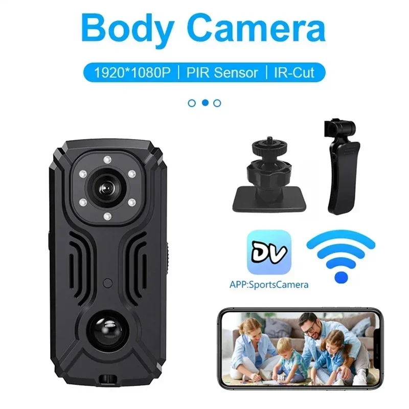 MD37 Body mini Camera WIFI hotspot Portable Small Digital Video Recorder Police IR-Cut Infrared Night Vision Bike Cameras 1080P
MD37 Body mini Camera WIFI hotspot Portable Small Digital Video Recorder Police IR-Cut Infrared Night Vision Bike Cameras 1080P