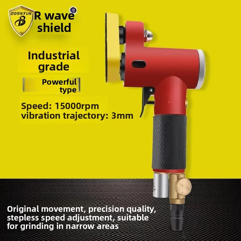 Wave Shield Triangular Sanding Machine Pneumatic Polishing Machine Reciprocating Oscillating Grinder Air-Powered Grinding Machine Bd-1549