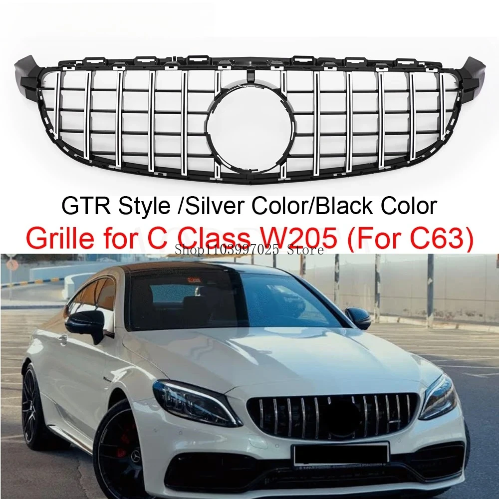 For Mercedes Benz C-Class W205 Vertical GT Grille 2014-2018 Models Modified Front Bumper
For Mercedes Benz C-Class W205 Vertical GT Grille 2014-2018 Models Modified Front Bumper
