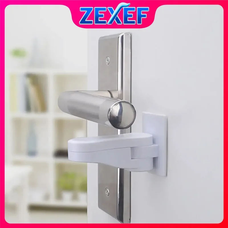ZEXEF Baby Security Lock Anti Child Door Opener No Hole Anti Theft Door Handle Anti Opener Anti Pet Door Opener Latch
ZEXEF Baby Security Lock Anti Child Door Opener No Hole Anti Theft Door Handle Anti Opener Anti Pet Door Opener Latch
