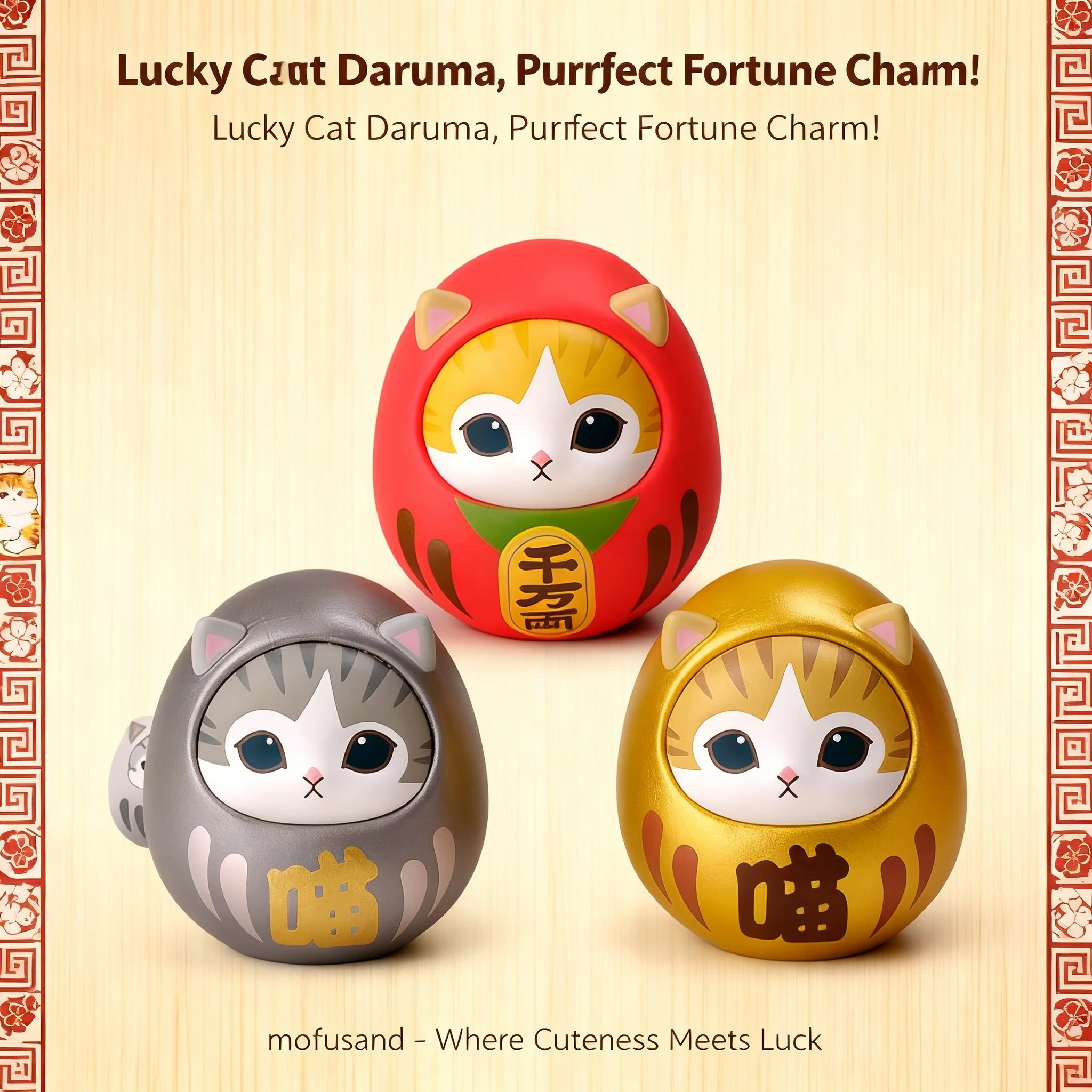 Mofusand Lucky Cat Action Figure Kawai Anime Cute Bedroom Decoration Kid Toys Girls Surprise Gifts Souvenir
Mofusand Lucky Cat Action Figure Kawai Anime Cute Bedroom Decoration Kid Toys Girls Surprise Gifts Souvenir