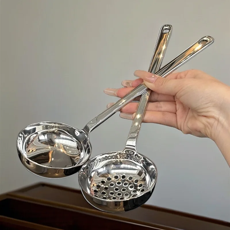 New type stainless steel household kitchen long-handled hot pot spoon deepened soup spoon internet-famouscolander porridge spoon
New type stainless steel household kitchen long-handled hot pot spoon deepened soup spoon internet-famouscolander porridge spoon