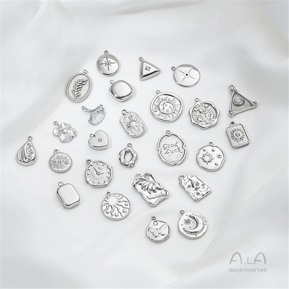 Non-fading 316 Titanium Steel Apriots Leaf Montant Star Sun and Moon Tag Geometric Pendant Diy Jewelry Pendant
Non-fading 316 Titanium Steel Apriots Leaf Montant Star Sun and Moon Tag Geometric Pendant Diy Jewelry Pendant